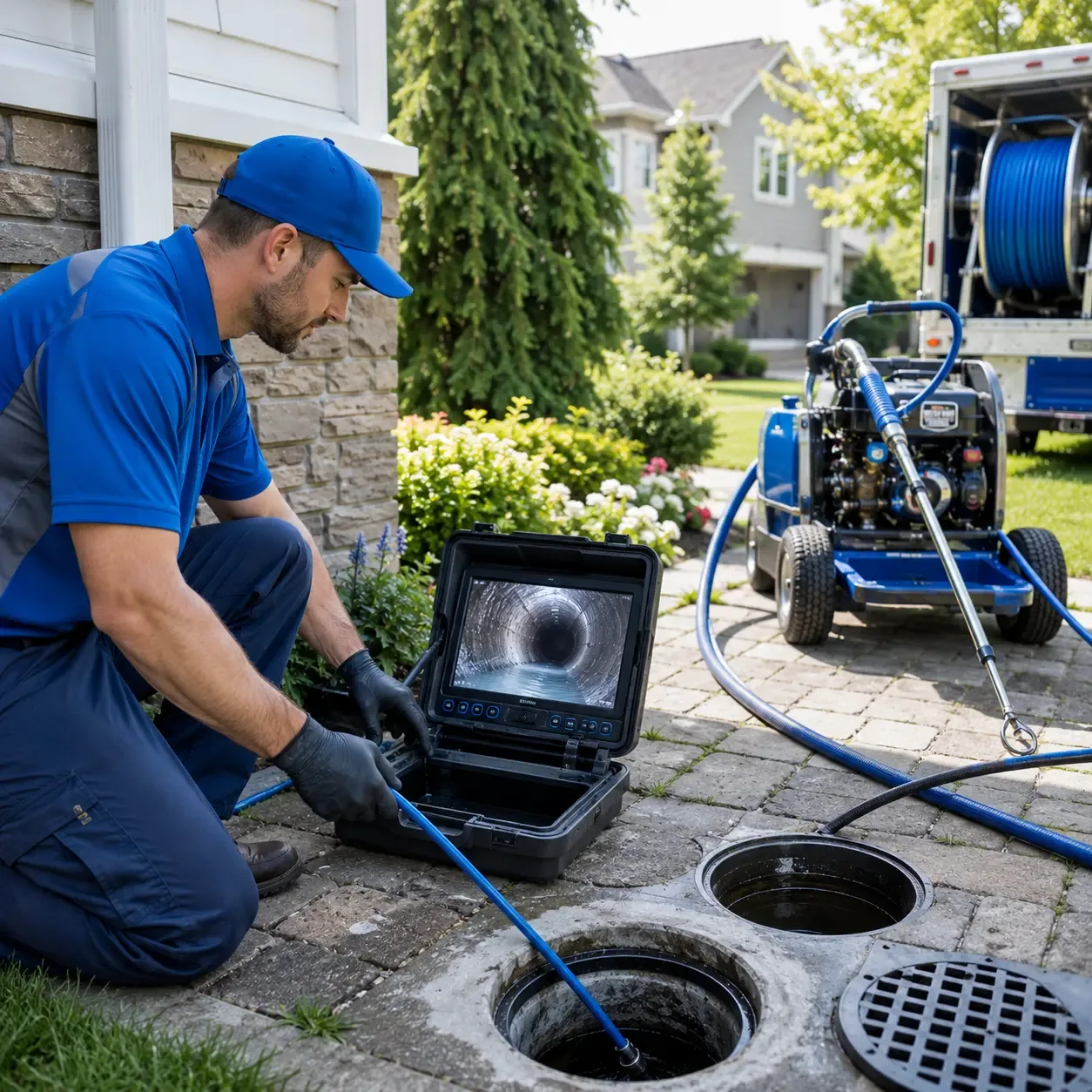 Outdoor drain cleaning professionals serving Brownville, NY